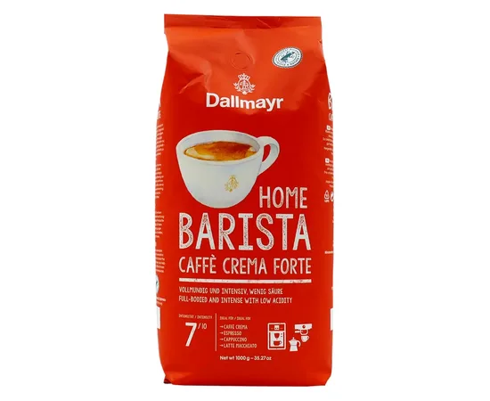 Καφές Espresso Dallmayr Home Barista Caffe Crema Forte 1Kg Σπυρί | Κόκκοι στο coffeetales