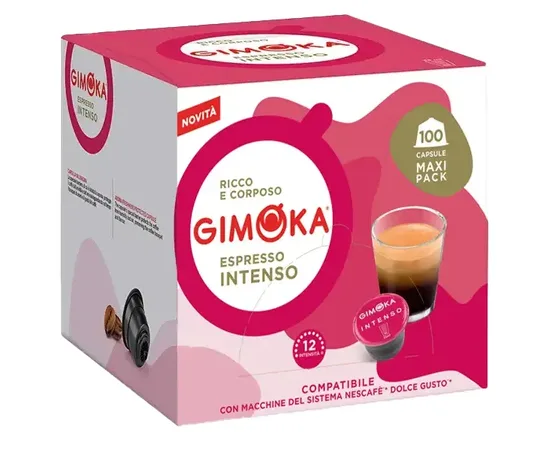 Κάψουλες Gimoka Intenso 100τεμ. Συμβατές Dolce Gusto | Dolce Gusto Κάψουλες Συμβατές στο coffeetales
