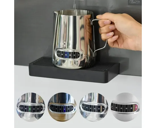 4Bars P303 350 ml - Γαλατιέρα Inox με Ενσωματωμένο Θερμόμετρο | Γαλατιέρες στο coffeetales