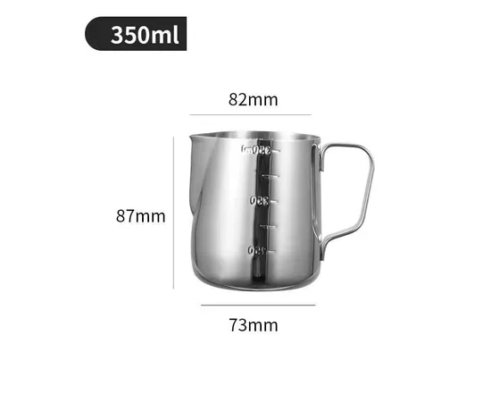 4Bars P305 350 ml - Γαλατιέρα Inox με Ένδειξη Εξωτερικά/Εσωτερικά | Γαλατιέρες στο coffeetales