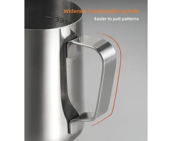 4Bars P305 350 ml - Γαλατιέρα Inox με Ένδειξη Εξωτερικά/Εσωτερικά | Γαλατιέρες στο coffeetales