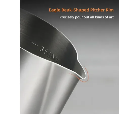 4Bars P305 350 ml - Γαλατιέρα Inox με Ένδειξη Εξωτερικά/Εσωτερικά | Γαλατιέρες στο coffeetales
