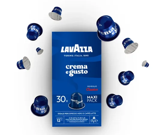 Κάψουλες Lavazza Espresso Crema&Gusto Classico Συμβατές Nespresso 30τεμ. | Nespresso Κάψουλες Συμβατές στο coffeetales