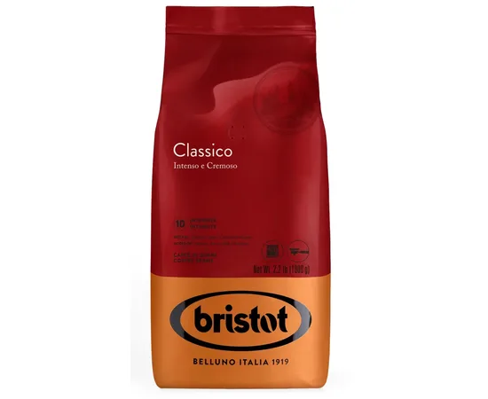 Καφές Espresso Bristot Classico 1kg Σπυρί | Κόκκοι στο coffeetales