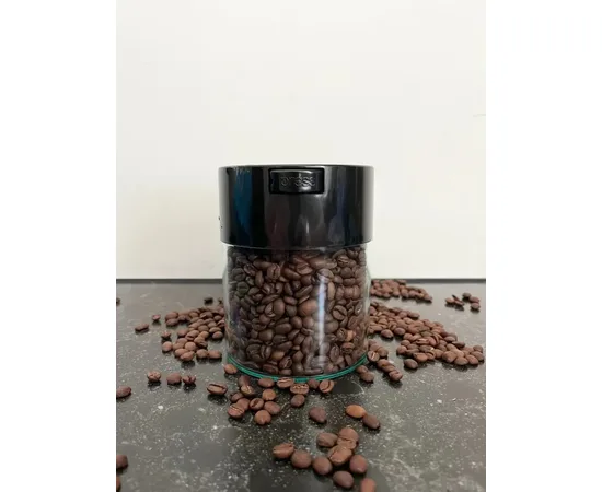 Δοχείο Αποθήκευσης Καφέ Vacuum 2 Valve 250gr (0.8lt) Διάφανο | Δοχεία Αποθήκευσης Καφέ στο coffeetales