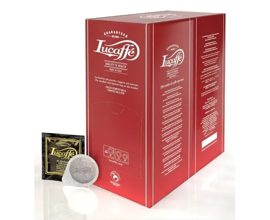Ταμπλέτες Lucaffe Mr Exclusive 100% Arabica 150τεμ | Ταμπλέτες Χάρτινες Espresso E.S.E. στο coffeetales