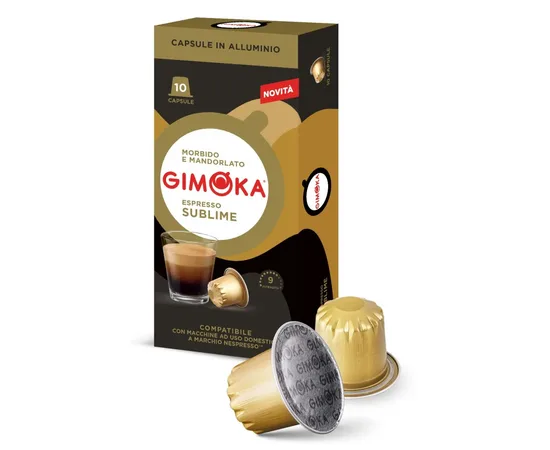 Κάψουλες Gimoka Espresso Sublime 10τεμ. Συμβατές Nespresso | Nespresso Κάψουλες Συμβατές στο coffeetales