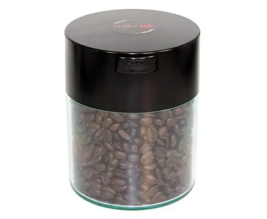 Δοχείο Αποθήκευσης Καφέ Vacuum 2 Valve 250gr (0.8lt) Διάφανο | Δοχεία Αποθήκευσης Καφέ στο coffeetales