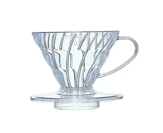 Hario Dripper V60 01 VD-01T - Καφετιέρα ζεστής εκχύλισης πλαστική διαφανής | Συσκευές Εκχύλισης Καφέ στο coffeetales