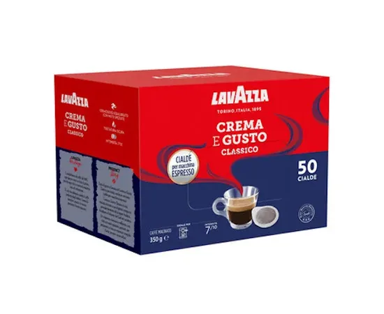 Ταμπλέτες Lavazza Espresso Crema e Gusto 50τεμ. | Ταμπλέτες Χάρτινες Espresso E.S.E. στο coffeetales