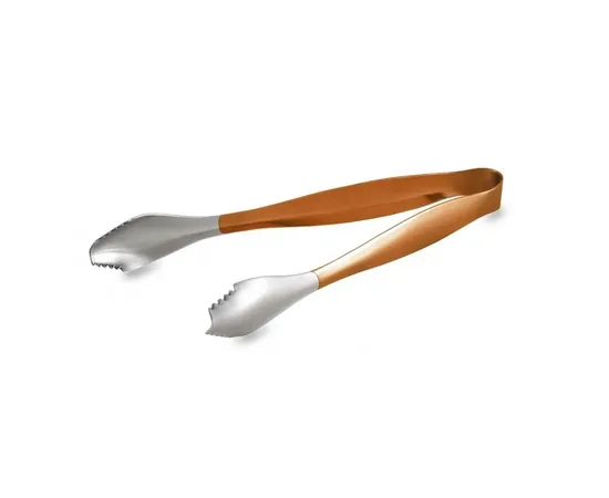 Λαβίδα πάγου inox χάλκινη 18cm | Σέσουλες & Λαβίδες στο coffeetales