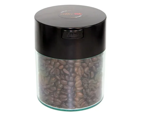 Δοχείο Αποθήκευσης Καφέ Vacuum 250gr (0.8lt) Διάφανο | Δοχεία Αποθήκευσης Καφέ στο coffeetales