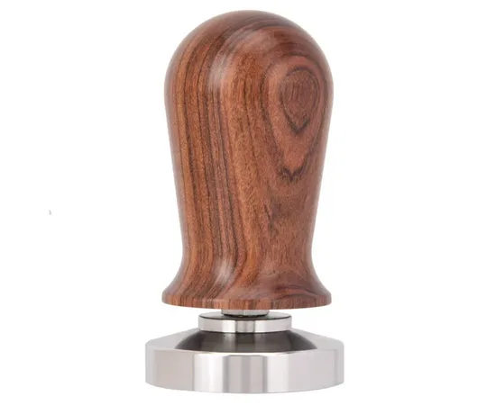 Tamper με ξύλινη λαβή 58 mm- Δυναμομετρικό Πατητήρι Καφέ | Πατητήρια στο coffeetales