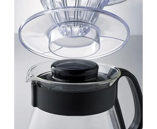 Hario V60 XVD-60B - Γυάλινη κανάτα σερβιρίσματος 600ml | Συσκευές Εκχύλισης Καφέ στο coffeetales
