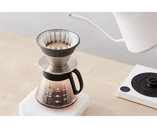 Hario V60 XVD-60B - Γυάλινη κανάτα σερβιρίσματος 600ml | Συσκευές Εκχύλισης Καφέ στο coffeetales