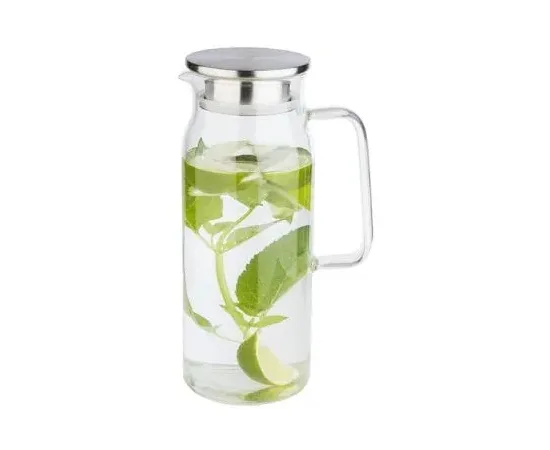 Κανάτα Borosilicate με Inox Καπάκι 1,5lt | Κανάτες στο coffeetales