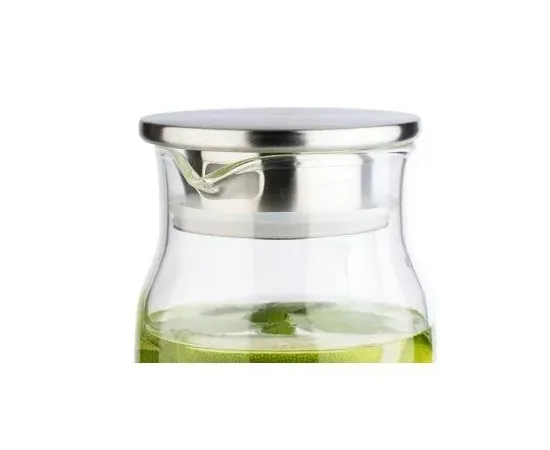 Κανάτα Borosilicate με Inox Καπάκι 1,5lt | Κανάτες στο coffeetales