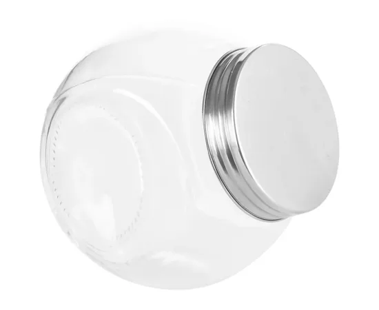 Βάζο Γυάλινο για Καραμέλες με καπάκι Inox 1600ml | Δοχεία Αποθήκευσης Καφέ στο coffeetales