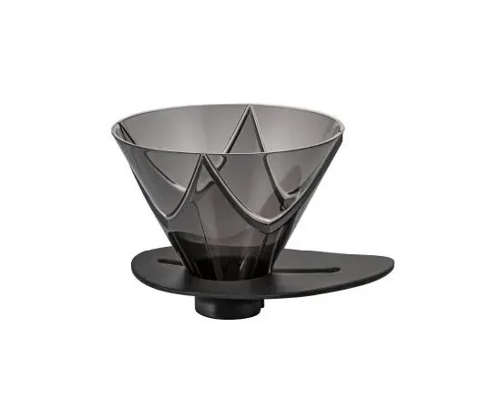 Hario Dripper V60 VDMU-02 Mugen - Καφετιέρα ζεστής εκχύλισης πλαστική μαύρη | Συσκευές Εκχύλισης Καφέ στο coffeetales