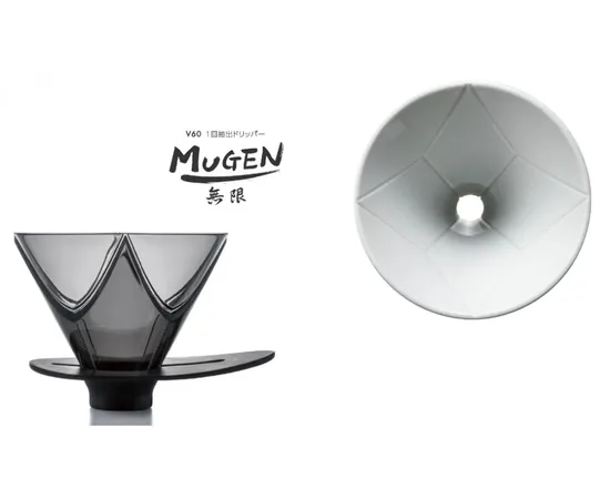Hario Dripper V60 VDMU-02 Mugen - Καφετιέρα ζεστής εκχύλισης πλαστική μαύρη | Συσκευές Εκχύλισης Καφέ στο coffeetales