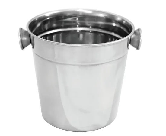 Παγοδοχείο Inox γυαλιστερό Φ11xΥ10cm | Σαμπανιέρες & Παγοδοχεία στο coffeetales