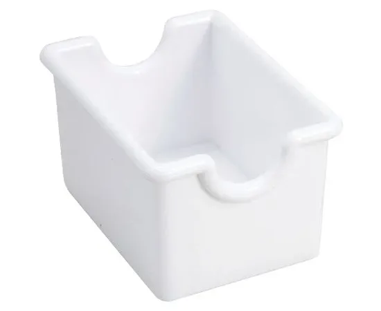 Θήκη Ζάχαρης για Sticks λευκή 8,5x6,5x5hcm | Θήκες Ζάχαρης & Μελιού στο coffeetales
