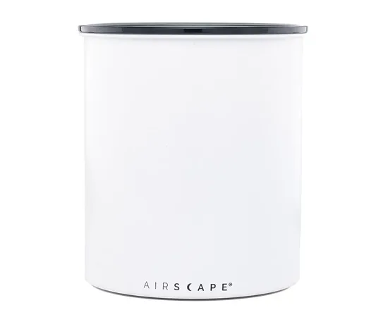 Δοχείο Αποθήκευσης Καφέ Μεταλλικό Airscape Λευκό Ματ 4000ml/1000gr | Δοχεία Αποθήκευσης Καφέ στο coffeetales