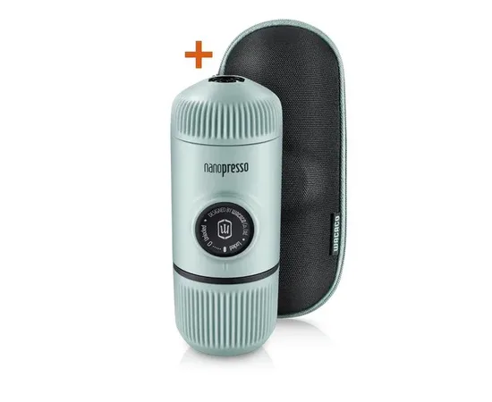 Wacaco Nanopresso Elements Arctic Blue - Μηχανή Χειρός Espresso για αλεσμένο Με Θήκη Μπλε Χρώμα | Συσκευές Εκχύλισης Καφέ στο coffeetales