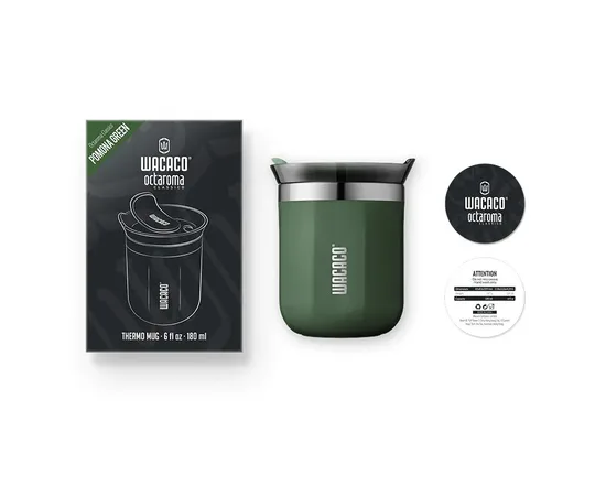 Wacaco Octaroma Classico Pomona Green 180ml - Ποτήρι Θερμός | Οικολογικά Ποτήρια στο coffeetales