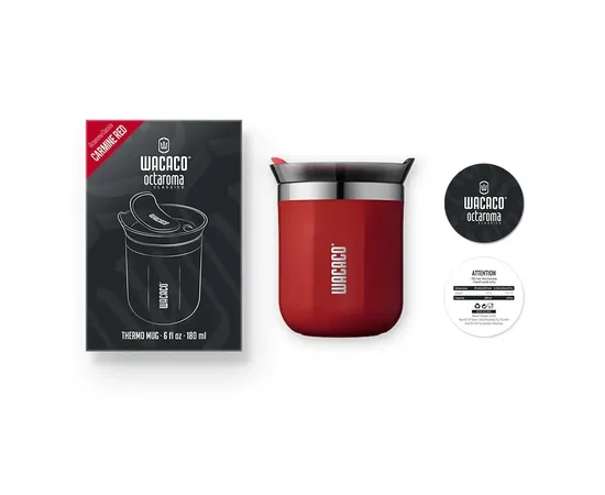 Wacaco Octaroma Classico Carmine Red 180ml - Ποτήρι Θερμός | Οικολογικά Ποτήρια στο coffeetales