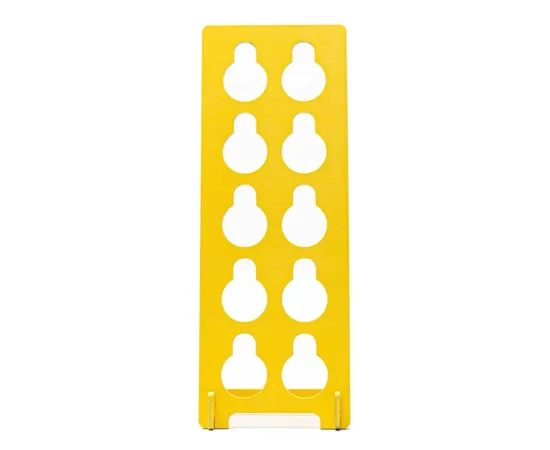 Yoki - Βάση Ξύλινη για 10 Κάψουλες Nespresso Yellow | Nespresso Κάψουλες Συμβατές στο coffeetales