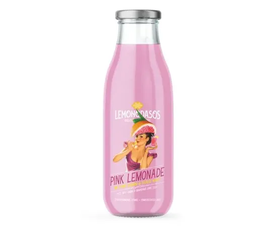 Λεμονάδα με Γκρέιπφρουτ (Pink Lemonade) 1lt | Χυμοί στο coffeetales