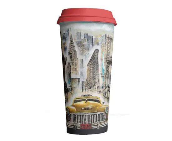 Διπλότοιχο Ποτήρι Pin Up 16oz, 25τμχ | Ποτήρια & Καπάκια στο coffeetales