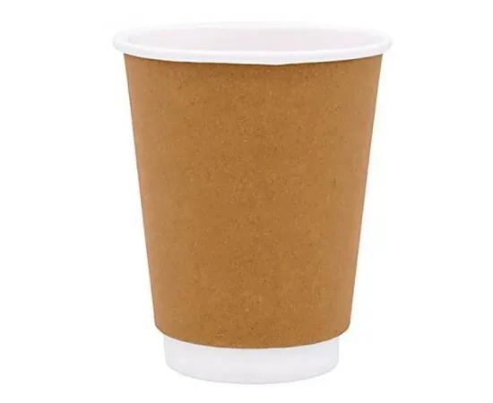 Διπλότοιχο Ποτήρι Kraft 12/14oz, 25τμχ | Ποτήρια & Καπάκια στο coffeetales