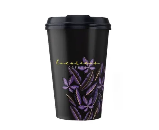 Μονότοιχο Ποτήρι Luxurious 12oz, 50τμχ | Ποτήρια & Καπάκια στο coffeetales