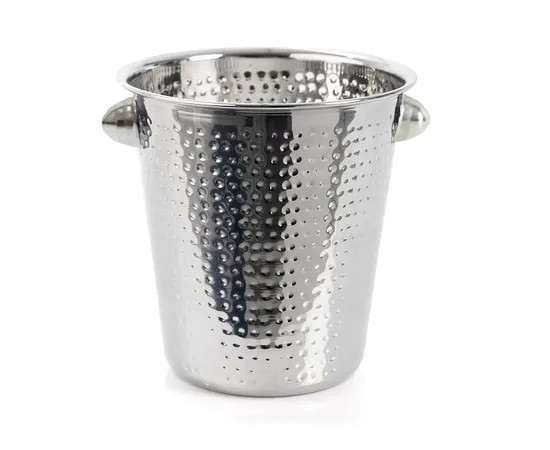Παγοδοχείο Inox σφυρήλατο Φ12x12cm | Σαμπανιέρες & Παγοδοχεία στο coffeetales