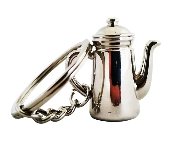 Belogia krk 55002 - Μπρελόκ Kettle Inox | Μπρελόκ & Κονκάρδες Barista στο coffeetales