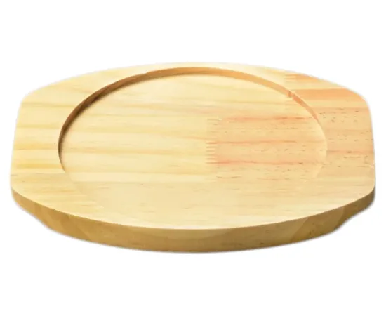 Βάση Σερβιρίσματος Ξύλινη για Τηγάνι 22x15cm Φ16cm | Ψωμιέρες & Σκεύη σερβιρίσματος στο coffeetales