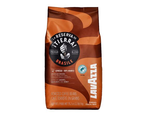 Καφές Espresso Lavazza Tierra Brazil 100% Arabica 1kg Σπυρί | Κόκκοι στο coffeetales Καφές Espresso Lavazza Tierra Brazil 100% Arabica 1kg Σπυρί | Κόκκοι στο coffeetales