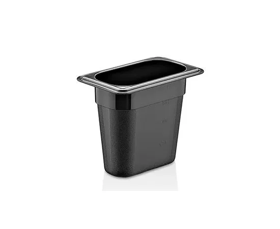 Δοχείο Gastronorm PC Μαύρο GN1/9-15cm | Μπουφές - Παρουσίαση στο coffeetales
