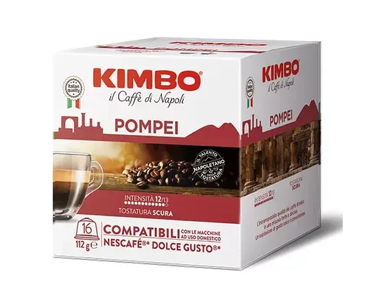 Κάψουλες Kimbo Pompei 96τεμ. Συμβατές Dolce Gusto | Dolce Gusto Κάψουλες Συμβατές στο coffeetales