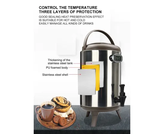 Colorato CLDB-12SS - 12lt - Θερμός Inox | Μηχανές Φίλτρου στο coffeetales